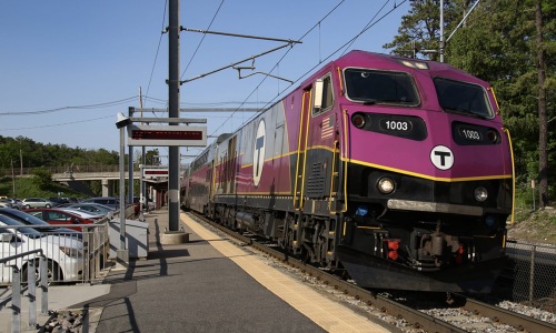 photo of MBTA train station at 85 Burrill Ave, Bridgewater, MA 02324